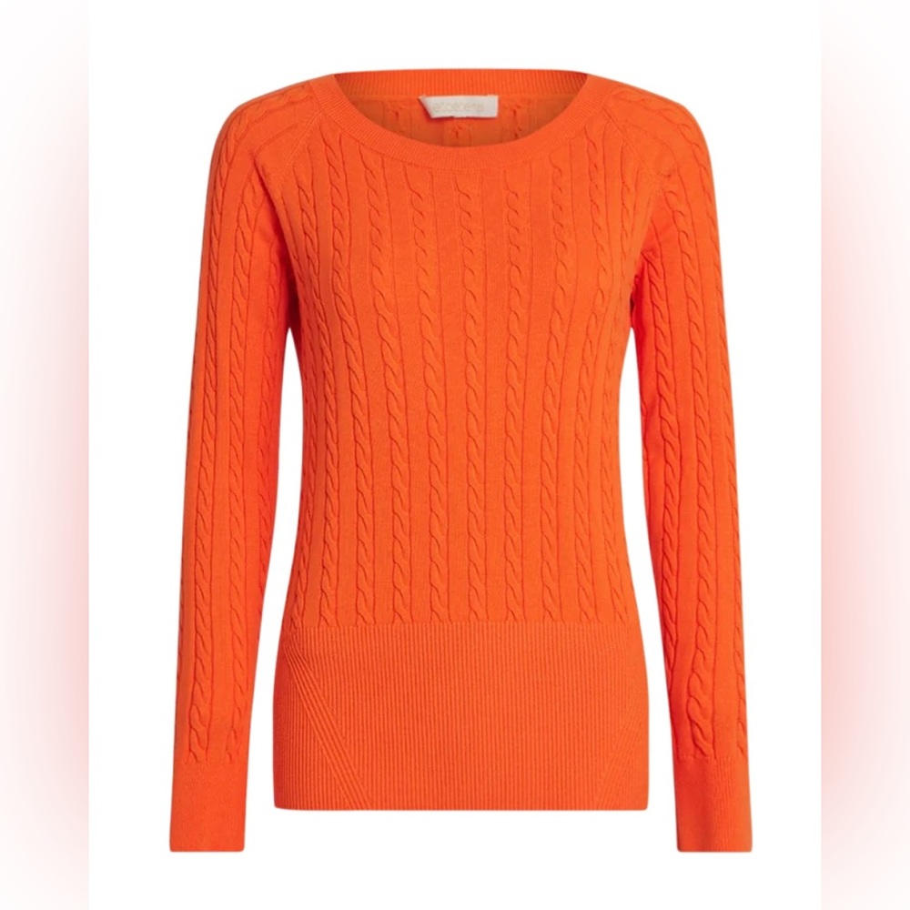 ETCETERA CABLEKNIT TOP.  VGUC